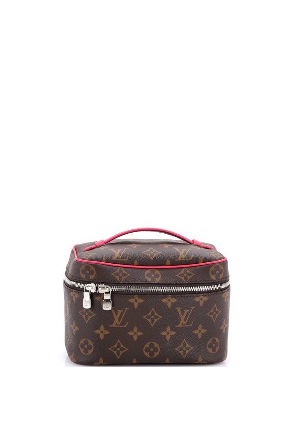 Pre-Owned Nice Vanity Case Macassar Monogram Canvas Mini By Rebag
