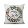 thumbnail image 3 of Merry Christmas Joy Hello Winter Throw Pillow Covers Modern Throw Pillow Case 4 Pieces Fashion Pillow Cover for Room Home Patio Bedroom Livingroom, 3 of 7