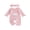 Pink 2, variant on Cenuakty Girls Birthday Long Sleeve Striped Jumpsuit and Headband