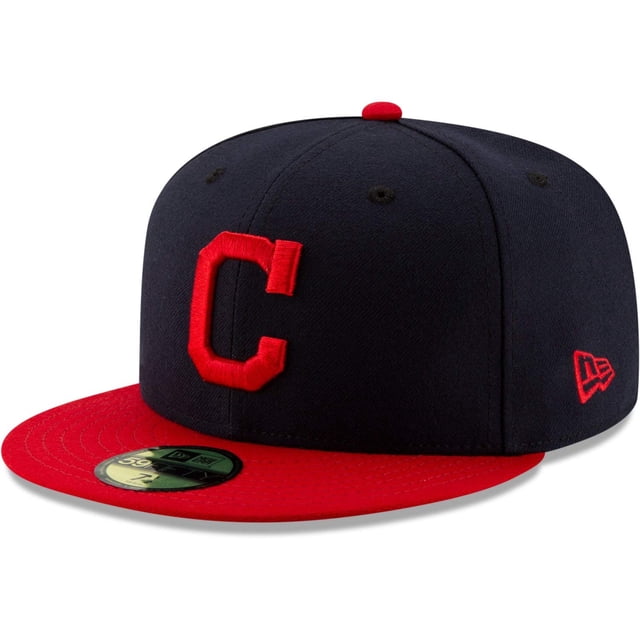 Gorra New Era 59Fifty Auténtica Cleveland Indians Navy MLB