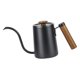thumbnail image 5 of Hervidor de cuello de cisne, tetera de 600 ml, cafetera de goteo para barista Negro, 5 of 9