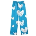 thumbnail image 4 of Puntoco Conjuntos de pijama cómodos para mujer Conjunto de pijama estampado con bolsillo para uso diario en casa para mujer, 4 of 4