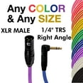thumbnail image 3 of Coluber Cable Right Angle 1/4 TRS to XLR Male (3-Pin) Balanced Stereo Cable, 3 of 7
