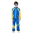 thumbnail image 2 of Byoo Tween Boys Outfit Zipper Patchwork Long Sleeve Coat Pants Clothes Set Kids Sports 2PCS Tracksuit Set, 2 of 4