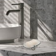 thumbnail image 2 of Unique Bargains 1 Pc Waterproof Soap Holder with Hook Gray Soap Holder for Bathroom 5.51"x3.54"x1.73", 2 of 6