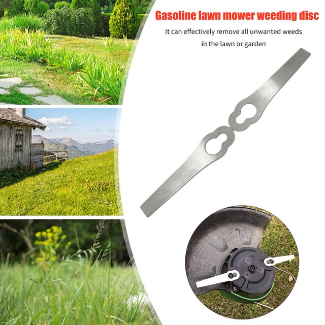 Cuchillas para cortacésped inalámbricas - Herramientas duraderas de acero inoxidable con resorte (B) Ndcxsfigh Para estrenar