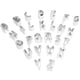 thumbnail image 2 of 1 Set of Alphabets Cookie Cutters English Letter Biscuit Fondant Cutters Stainless Steel Baking Cutters, 2 of 4