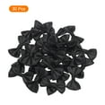 thumbnail image 3 of Uxcell 30pcs corbatas de moño negras 1.5"x1" mini moño para manualidades, 3 of 5