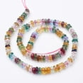 thumbnail image 6 of 20strands Glass Beads Strands Suncatcher Mixed color Faceted Rondelle about 6mm in diameter 3mm thick hole: 1mm about 125pcs/strand 15 inch, 6 of 6