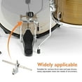 thumbnail image 3 of WHAMVOX Set Drum Pedal Beater Clip Metal Silver Percussion Instruments Practice Room, 3 of 8