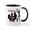 White/Black Inside, variant on CafePress - Cinco De Mayo Senoritas Mug - 11 oz Ceramic Mug - Novelty Coffee Tea Cup