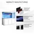 Aqua Dream 235 Gallon Tempered Glass Allinone Aquarium White and
