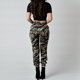 thumbnail image 5 of Gibobby pantalones mujer Women High Waist Camuflaje Verde Casual Loose Pants Trousers (Multicolor, XL), 5 of 5