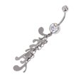 thumbnail image 1 of Barra de Vientre jinwen Accesorios de Moda Joyería Color Plata, 1 of 5