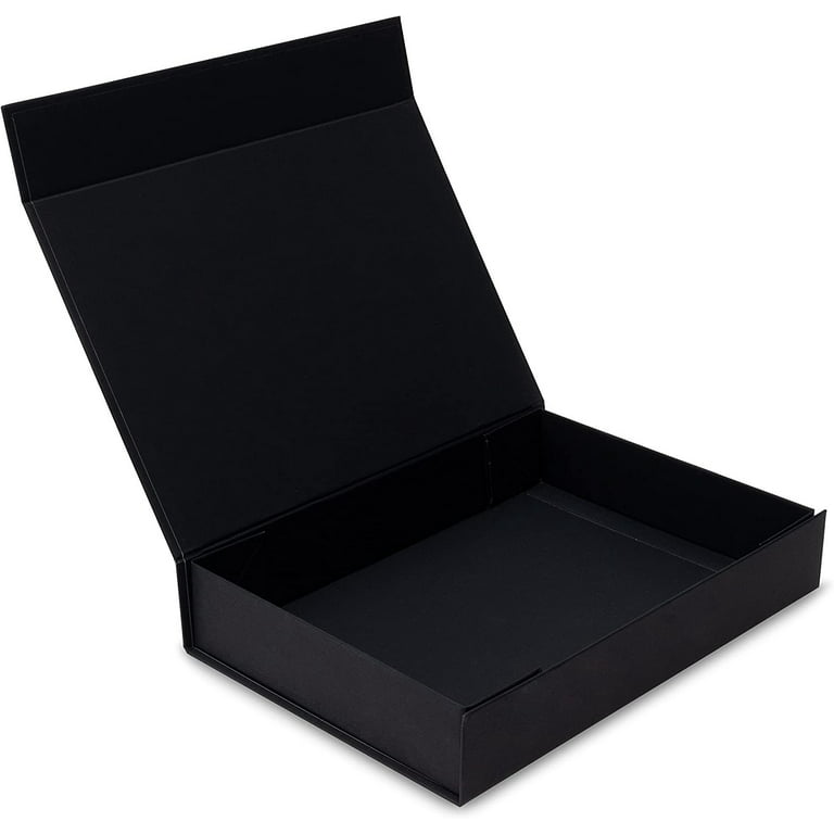 Prime Line Packaging- Magnetic Gift Box, Black Collapsible Boxes with Lid Closure for Wedding Gifts 10x10x5 15 Pack, Size: 10x10x5 inch Pack of 15