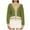 Green, variant on Wancir Sweaters for Women Sleeve Sexy Deep V Neck Casual Knit Striped Pullover Sweater