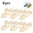 thumbnail image 2 of 6PCS Wood Boat Toy Creative Blank Paint DIY Educational Toy Craft DIY Wood, 2 of 10