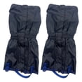 thumbnail image 1 of 2 polainas esenciales para senderismo, transpirables, portátiles, ligeras y resistentes a la intemperie. Negro, 1 of 8