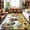 Multicolor, variant on Rooster Hens Animal Washable Round Area Rug 8 ft, Rustic Farmhouse Flowers Country Farm Soft Non Slip Rugs Stain Repellent Indoor Felt Carpet for Living Dining Room Bedroom Home Office