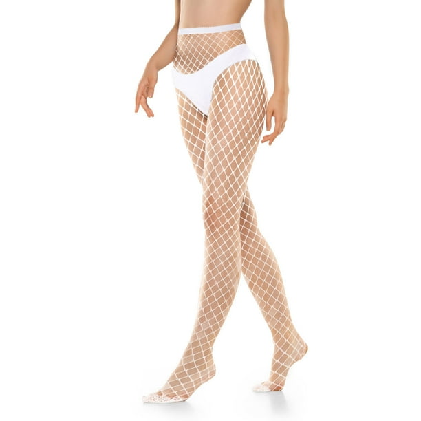 Minnieouse Medias de red transpirables ahuecadas, buena elasticidad, calcetines hasta la rodilla, calcetines altos clásicos, medias de seda amigables con Medias Blanco Minnieouse AP004264-01