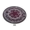 thumbnail image 2 of mmirethe Anti-skid Floor Mat - Polyester Made Round Easy To Clean Skin-friendly Round Carpet Safe Cartoon White Line Starts 60cm 1Set, 2 of 6