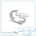 thumbnail image 1 of Cinnamorolls anillo de Anime ajustable, accesorios bonitos, HelloKittys, My Melodys, Kuromis, resina, novia, corazón de niña, juguetes, regalo, 1 of 4