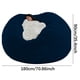 thumbnail image 2 of Funda para silla | Funda para sofá | Protector de muebles circular grande de terciopelo para sala de estar, dormitorio y oficina | Tejido elástico con cierre de cremallera | 180 cm x 90 cm, 2 of 6