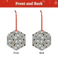 thumbnail image 2 of Naloa Funny Beagle Active Dog Acrylic Santa Tree Decorations Christmas Hanging Pendant for Christmas Winter New Year Party Hanging Decorations-Hexagon, 2 of 7