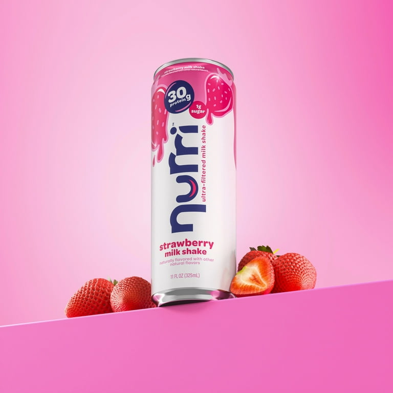Nurri Ultra-Filtered Milkshake, 30g of Protein, Strawberry
