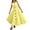 Yellow, variant on OSOLU Toddler Girls Summer Casual Dress Tiered Dresses Spaghetti Straps Twirl Swing Size 6 14T Birthday Dailywear, 10-11 Years