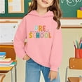 thumbnail image 2 of Ruyang First Day of Preschool Hoodies Kids Boys Girls Back to School Hooded Sweatshirts Long Sleeve Cute Trendy Hoodie, 2 of 5