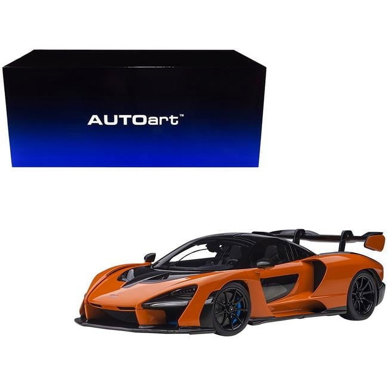 ミニカー Autoart 1/18 McLaren Senna Black Mclaren Senna Stealth Cosmos Black with Carbon Accents 1/18