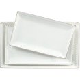 thumbnail image 1 of Juego De Platos De Cerámica Kassel | 16/14/12 Bandejas Rectangulares Para Servir Para Entretenimiento En Fiestas Y Bodas | Bandejas Para Servir Xl Aptas Para Horno Para Tacos, Bistec Y Pastel, 1 of 1