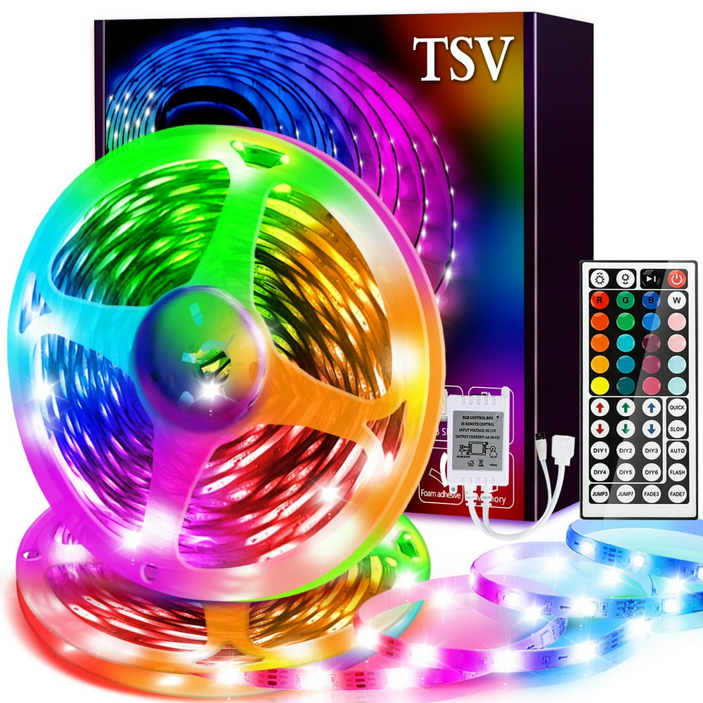 TSV 16.4ft/5M 300LED Waterproof RGB Multicolor Changing Flexible LED