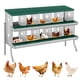 thumbnail image 1 of QinaQin Caja nido para gallinas de 6, 8 o 10 huecos, fabricada en acero galvanizado resistente al óxido, fácil recolección de huevos y limpieza, 1 of 7