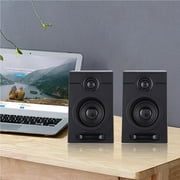 Paird 3in Heavy Bass Computer Computer Subwoofer Speakers PC Subwoofer Speaker HiFi Sound Computer Subwoofer with Non-slip Mat