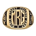 thumbnail image 2 of Order Now for 2025 Graduation, Freestyle Men's Yellow Celebrium Rectangle Signet Class Ring, Personalized, High School or College Graduation, 2 of 4