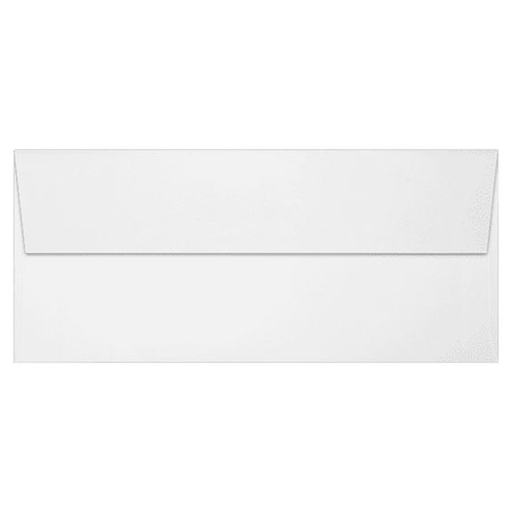 LUXPaper Slimline #9 Invitation Envelopes, Peel & Press, 3 7/8 x 8 7/8, 80lb. Bright White, 250 Pack