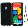 thumbnail image 1 of 1 Pce Étui de Téléphone en Silicone Liquide Compatible pour Pixel 5A 5G, 1 of 6