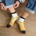 thumbnail image 3 of Rocae White Ice Cream for Premium Adult Socks,Comfortable, Breathable, and Durable Socks, Perfect for Everyday Wear, 3 of 7