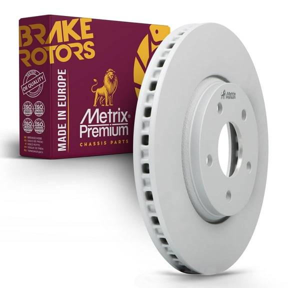 Metrix Premium Chassis Parts - 11.65 inch (296mm) Front Coated Vented Disc Brake Rotor Fits Chevrolet HHR, Saturn Aura, Chevrolet Cobalt, Malibu, Pontiac G6, Pontiac G5, Saturn Ion, 580184FZN