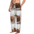 thumbnail image 2 of Xecao Yak Men's Straight Lounge Pajama Pants: The Ultimate in Comfortable Sleepwear, 2 of 9