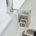 thumbnail image 4 of 3 Layer Kitchen Sponge Rack, Space Saving Sink Organizer, Fast Draining, Rust Proof Steel, Easy Setup for Sponges, Scrubbers, and Cleaning Cloths, 4 of 6