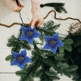 thumbnail image 1 of unbranded 7Ud Flores Decorativas Artificiales Con Glitter Para Ambiente Y Celebraciones, 1 of 6