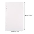 thumbnail image 3 of 135 hojas punteadas A5 Hojas sueltas Papel de repuesto Cuadernos de repuesto para cuadernos Papeles de relleno para cuadernos para diarios de tiendas escolares (Patrón de puntos), 3 of 6