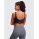 thumbnail image 2 of Top deportivo CRZ YOGA Butterluxe con espalda en U, con relleno, gris tie dye XL, 2 of 4