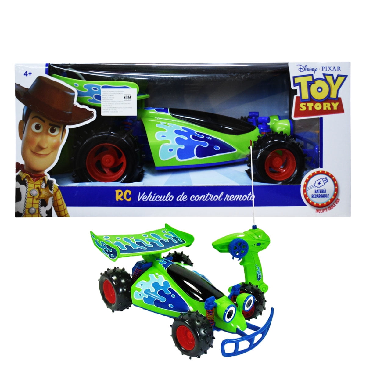 Auto control remoto toy story on sale