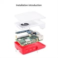 thumbnail image 4 of para 5 Placa de Expansión POE con Carcasa Ventilador Incorporado Compatible con para Red 802.3af/At POE HAT Estándar, 4 of 5