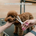 thumbnail image 5 of 6-in-1 Professional Pet Grooming Scissors Set (Safe Rounded Tips/Stainless Steel/Thinning Scissors) - Suitable for Dogs and Cats - Pink, 5 of 7