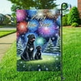 thumbnail image 3 of Happy New Year Cane Corso Family Cheer Winter Midnight Firework Garden Flag 12x18in Double Sided Italian Mastiff Dog Lover Gifts Idea Outdoor Decor - 02025, 3 of 5